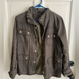 JCrew Utility Jacket Olive